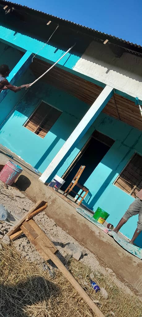 Community library renovation in Sengerema, Mwanza — progress photo 11