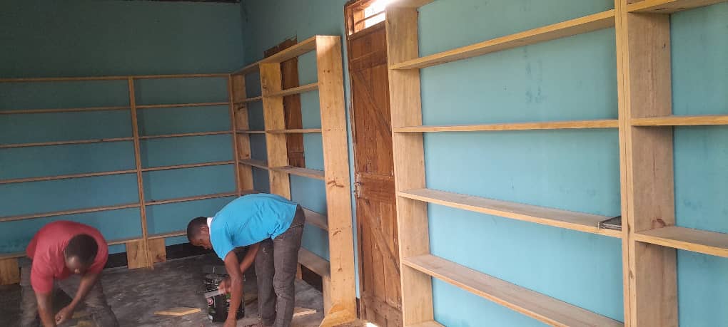 Community library renovation in Sengerema, Mwanza — progress photo 15
