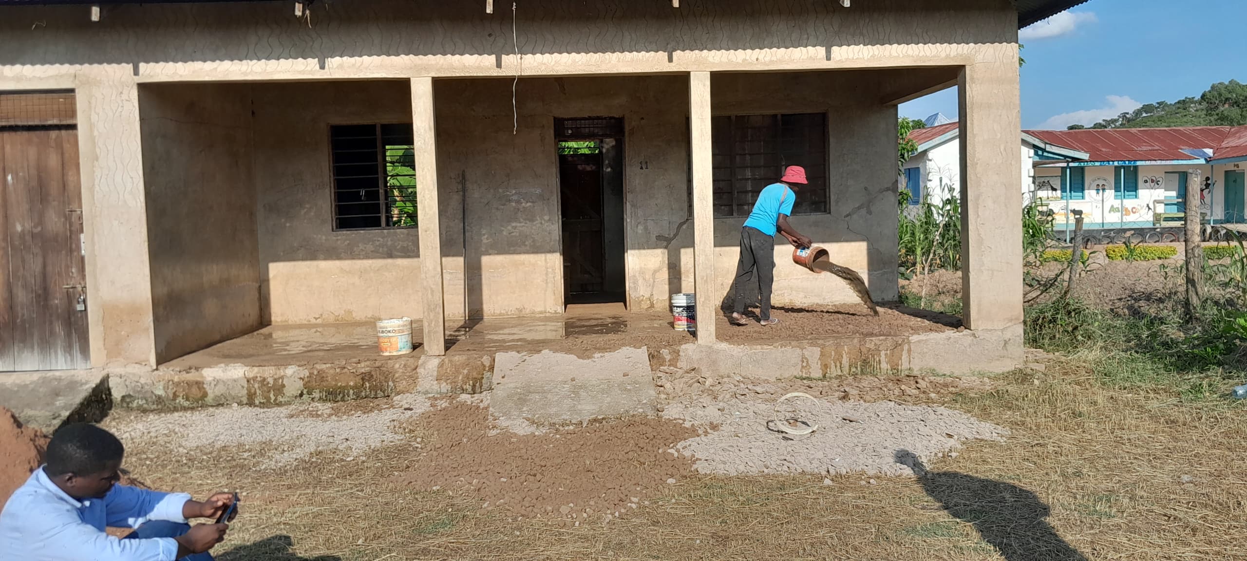 Community library renovation in Sengerema, Mwanza — progress photo 18